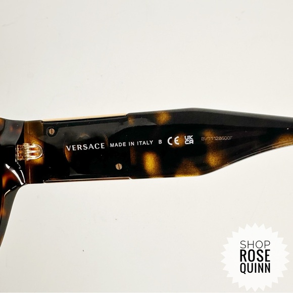 LOW START SALE - VERSACE | Havana Sunglasses NWT - Picture 6 of 9